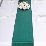 Elevate Your Event with the Hunter Emerald Green Shimmer Sequin Dots Table Runner