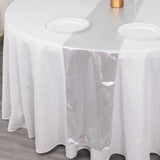 The Perfect Silver Shimmer Sequin Dots Table Runner for Any Occasion